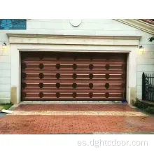 Panel de acero de aleación de aluminio automático puerta de garaje para garaje